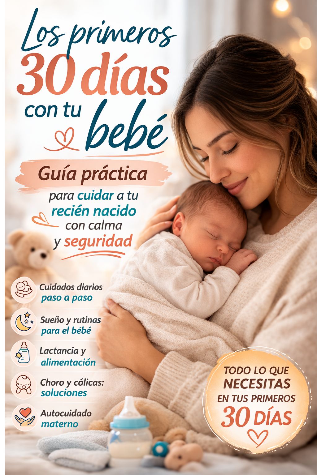 Los primeros 30 días con tu bebé - Guía práctica para cuidar a tu recién nacido con calma y seguridad